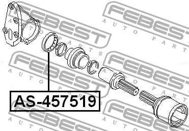 Bearing, drive shaft AS-457519 - image 2