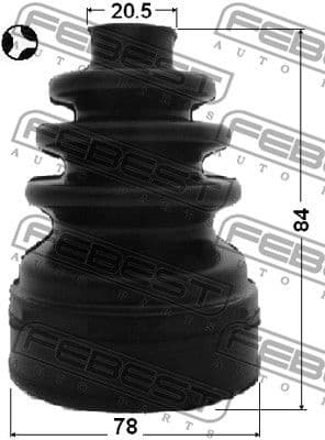 Bellow Kit, drive shaft 2715-S40T - image 2