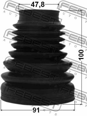 Bellow Kit, drive shaft 2715P-XC - image 2