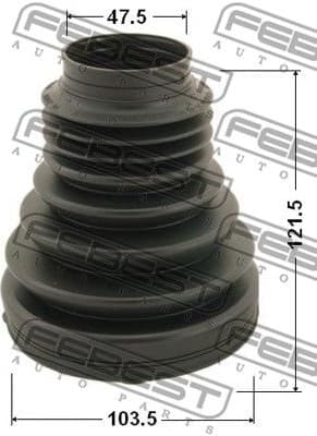 Bellow, drive shaft 2715P-XC90F - image 2