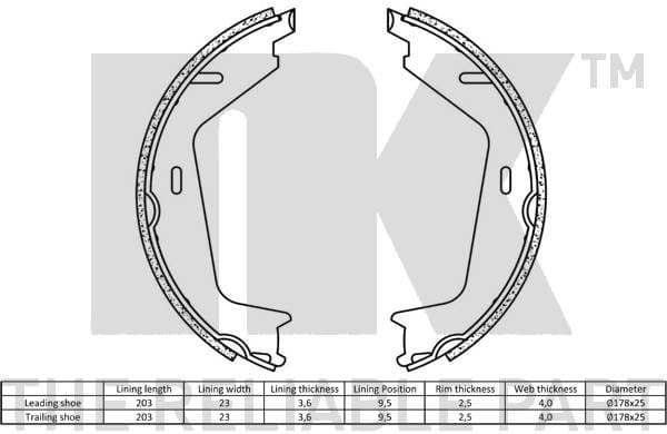 Brake Shoe Set 2748578 - image 2