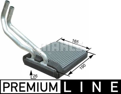 Heat Exchanger, interior heating BEHR *** PREMIUM LINE *** AH 177 000P