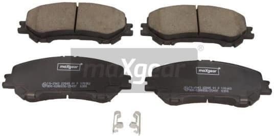 Brake Pad Set, disc brake 19-2943