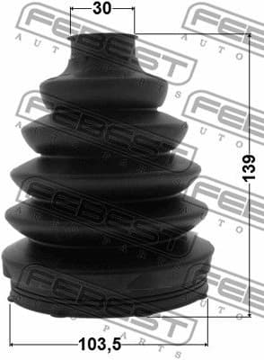 Bellow Kit, drive shaft 2517-BOX3 - image 2