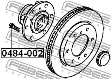 Wheel Stud 0484-002 - image 2