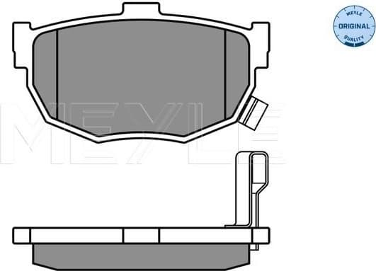 Brake Pad Set, disc brake MEYLE-ORIGINAL: True to OE. 025 215 5314/W - image 2