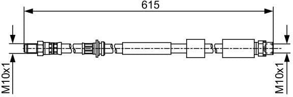Brake Hose 1 987 481 615