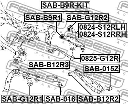 Control/Trailing Arm, wheel suspension 0824-S12RRH - image 2