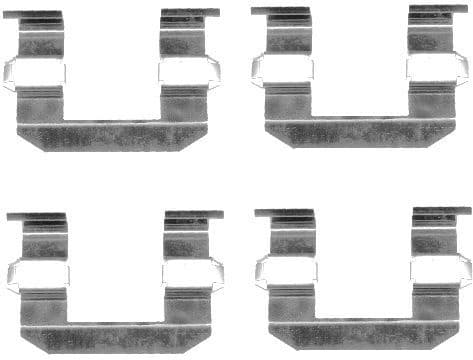 Accessory Kit, disc brake pad 82072100