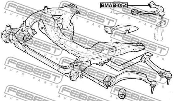 Mounting, control/trailing arm BMAB-054 - image 2