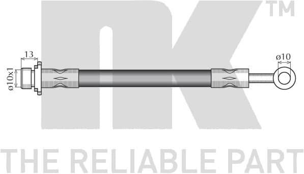 Brake Hose 854013 - image 2