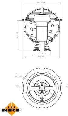 Thermostat, coolant 725090 - image 5