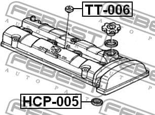 Seal Ring, spark plug shaft HCP-005 - image 2