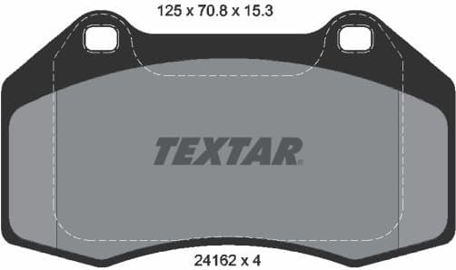 Brake Pad Set, disc brake Q+ 2416201