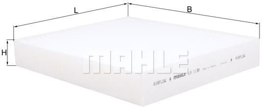 Filter, cabin air LA1138