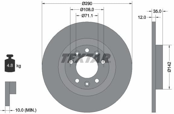 Brake Disc PRO 92267303