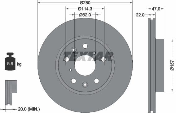 Brake Disc 92156600
