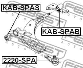 Ball Joint 2220-SPA - image 2