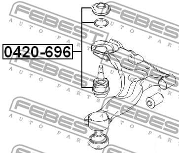 Ball Joint 0420-696 - image 2