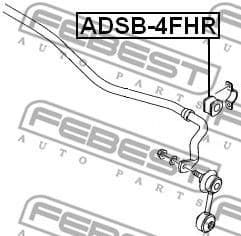 Mounting, stabiliser bar ADSB-4FHR - image 2