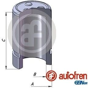 Piston, brake caliper D025351