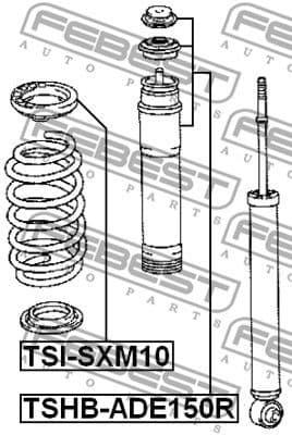 Protective Cap/Bellow, shock absorber TSHB-ADE150R - image 2