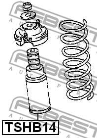 Dust Cover Kit, shock absorber TSHB14 - image 2