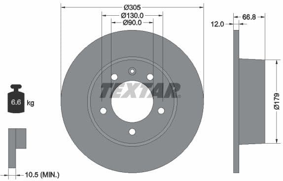 Brake Disc PRO 92111203
