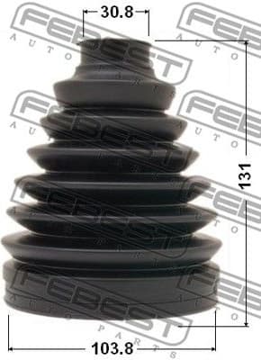 Bellow, drive shaft 0117P-067 - image 2