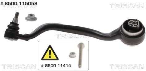 Control/Trailing Arm, wheel suspension 8500 115058