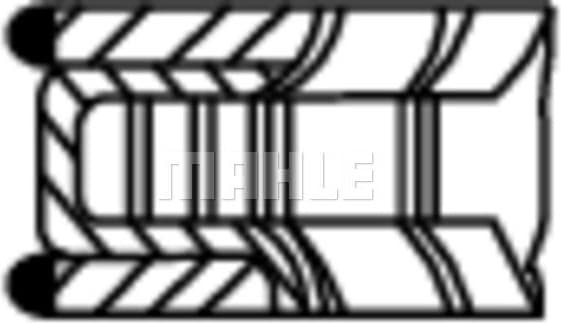 Piston Ring Set 014 22 N0 - image 3