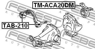 Mounting, differential TM-ACA20DM - image 2