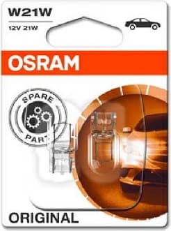 Osram Bulbs W21W 12V W3X16D UNV1 2vnt - 7505-02B (OSRAM) - Autoera