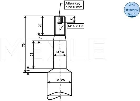 Shock Absorber MEYLE-ORIGINAL: True to OE. 326 624 0002 - image 2