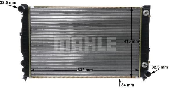 Radiator, engine cooling BEHR CR 648 000S - image 16