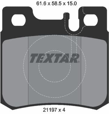 Brake Pad Set, disc brake Q+ 2119701