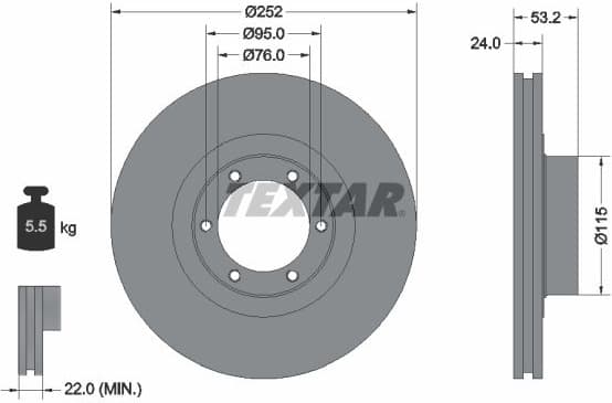 Brake Disc PRO 92017203