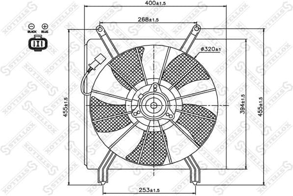 Fan, engine cooling 29-99418-SX