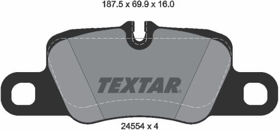 Brake Pad Set, disc brake 2455402
