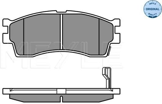 Brake Pad Set, disc brake MEYLE-ORIGINAL: True to OE. 025 238 7316/W - image 3