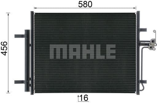 Condenser, air conditioning BEHR AC 441 000S - image 11