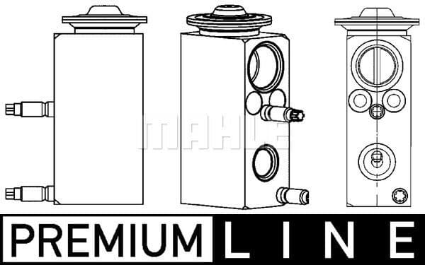 Expansion Valve, air conditioning BEHR *** PREMIUM LINE *** AVE 77 000P