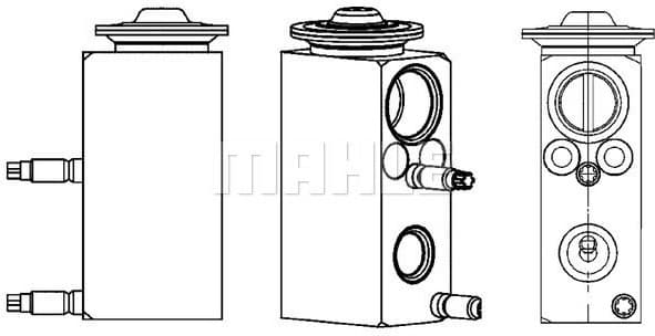 Expansion Valve, air conditioning BEHR *** PREMIUM LINE *** AVE 77 000P - image 2