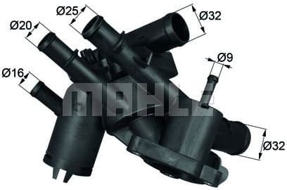 Thermostat, coolant BEHR TM4109 - image 2