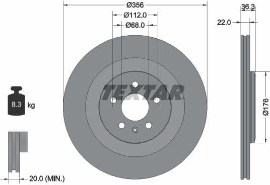 Brake Disc PRO 92241803