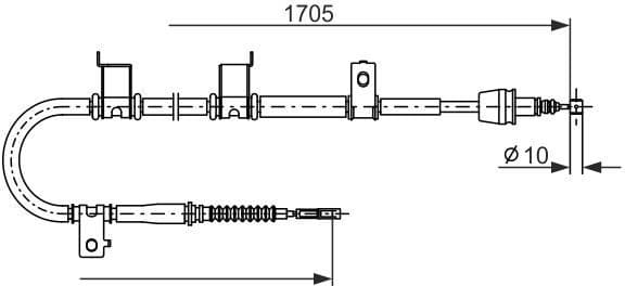 Cable Pull, parking brake 1987482908 - image 5