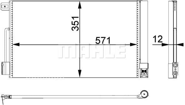 Condenser, air conditioning BEHR *** PREMIUM LINE *** AC 367 000P - image 3