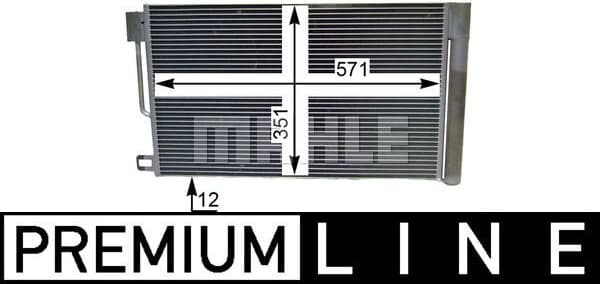 Condenser, air conditioning BEHR *** PREMIUM LINE *** AC 367 000P - image 4