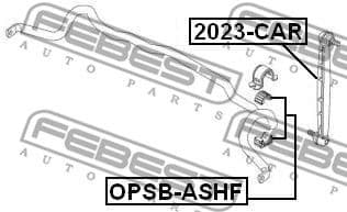 Mounting, stabiliser bar OPSB-ASHF - image 2