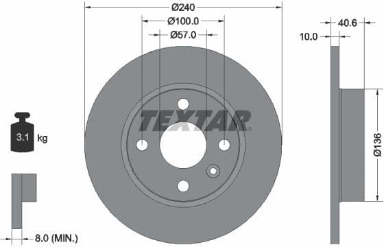 Brake Disc PRO 92111003